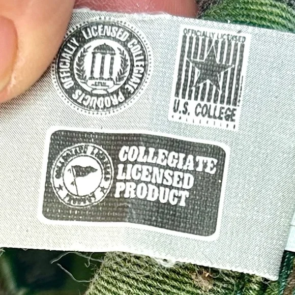 Vintage 90s/Y2K Nike Miami Hurricanes Green Bucket Hat size M/L - Picture 7 of 11